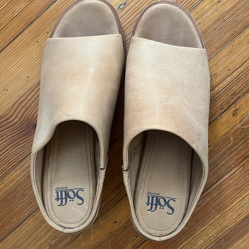 Softi mule heels. Size 8.5